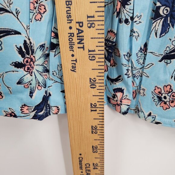 Vineyard Vines Marina Poplin Flutter Sleeve Top Women Size XS NWT Floral Print - Picture 10 of 12
